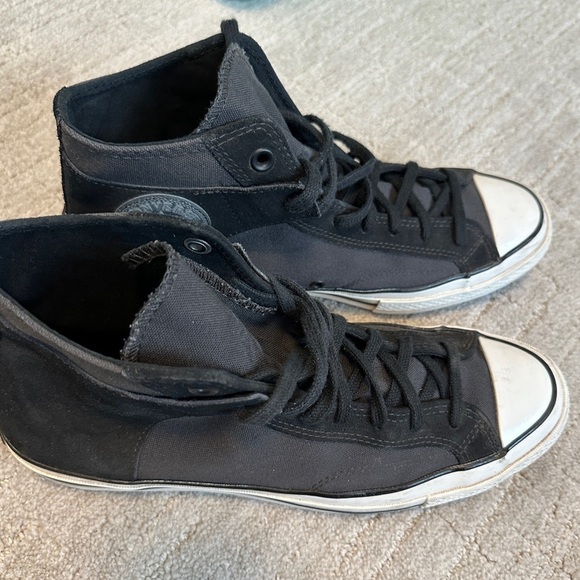 Black High-Top Sneakers - Picture 1 of 5